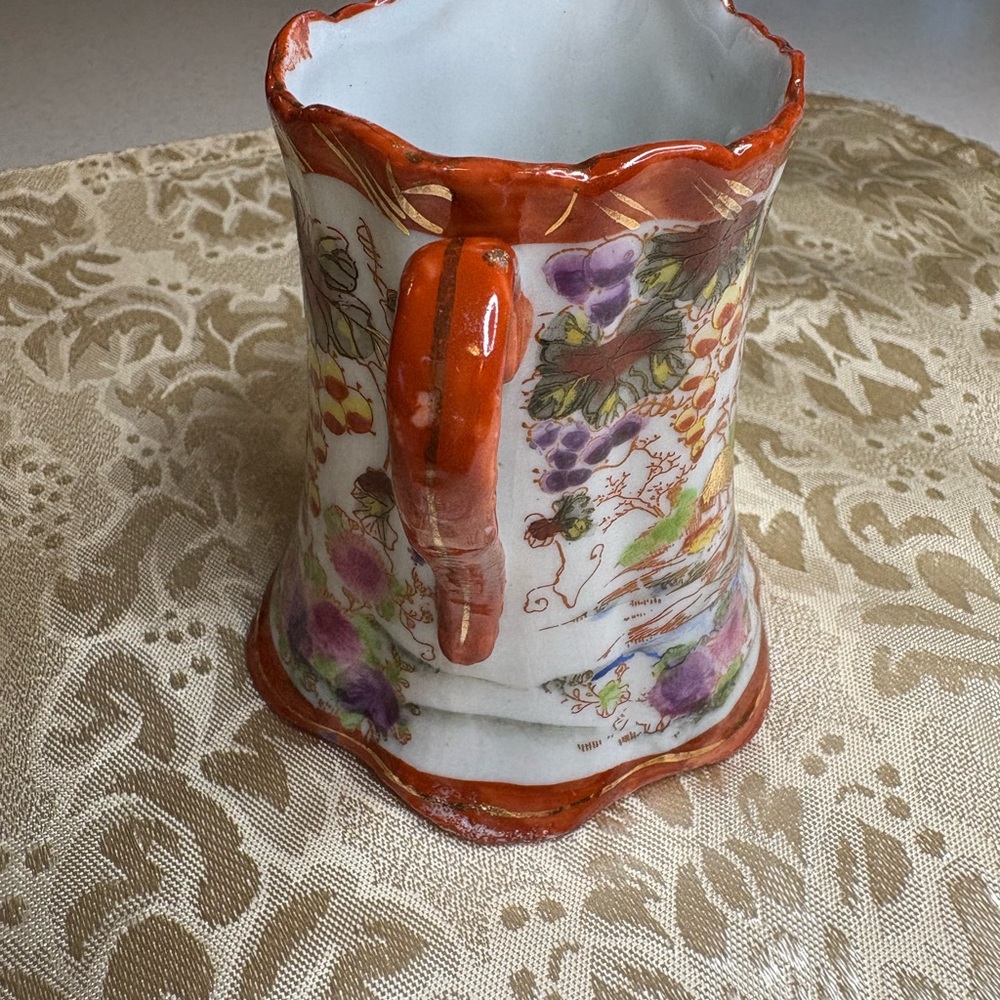 Antique Japanese Porcelain Creamer Pitcher - Picture 4 of 7